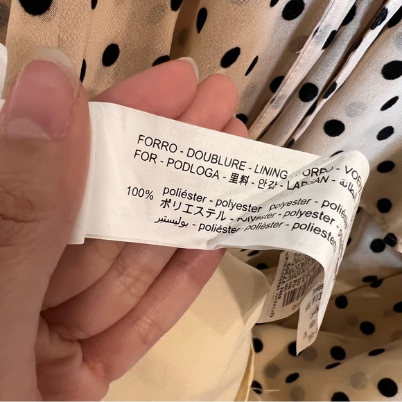 ZARA Polka Dot Tiered Maxi Dress. Size XS - Picture 15 of 16